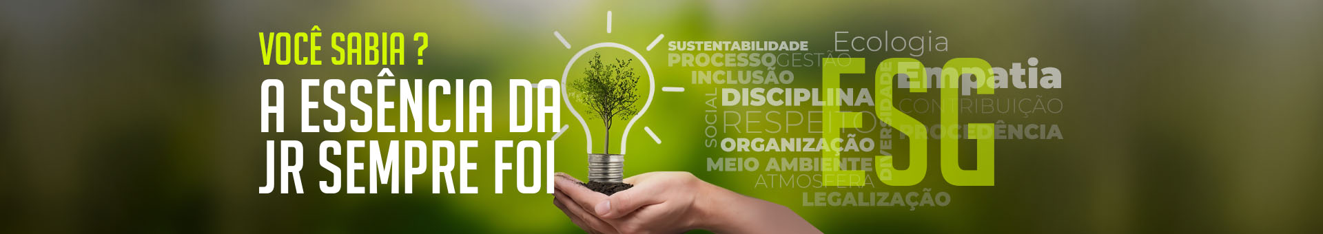 JR Diesel Sustentabilidade e Meio Ambiente